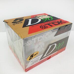 TDK D90 Blank Cassette Tapes 5 Pack IECI Type 1 Normal Bias Sealed